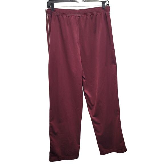 Tek Gear Mens Large 100% Polyester Side Striped Ankle Zip Athletic Pants - Picture 3 of 4